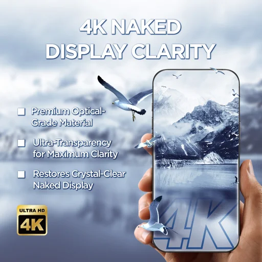 Apple iPhone 17 Pro Fekete Lito D+ Max 4K üvegfólia - 7