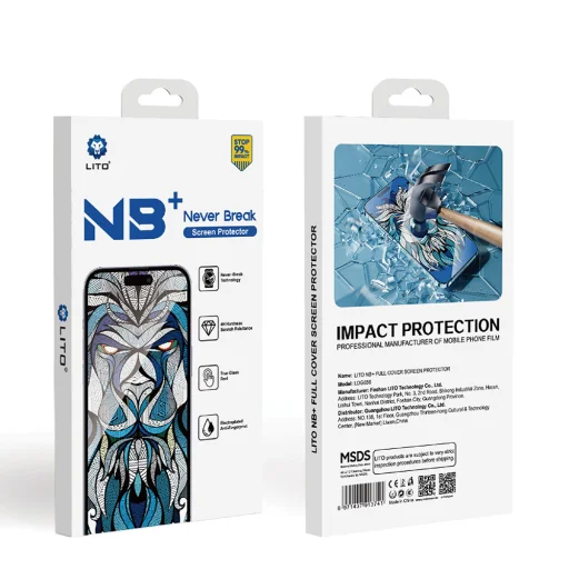 iPhone 17 Pro Fekete Lito NB kijelzővédő üvegfólia - 12