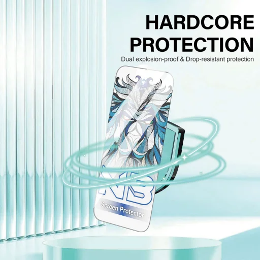 iPhone 17 Pro Fekete Lito NB kijelzővédő üvegfólia - 7