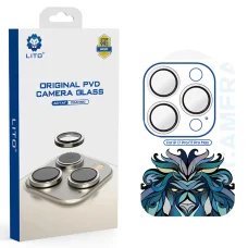 iPhone 17 Pro / iPhone 17 Pro Max Ezüst Lito Titanium AR Kameraüveg üvegfólia