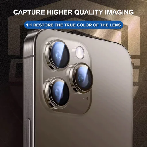 iPhone 17 Pro / iPhone 17 Pro Max Narancssárga Lito Titanium AR Kameraüveg üvegfólia - 9