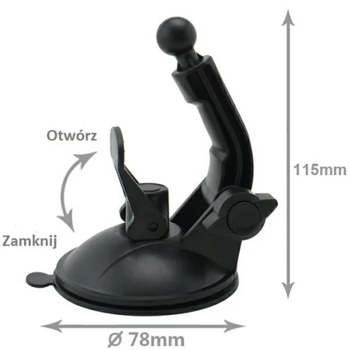 Beline - autós telefontartó műszerfalra/szélvédőre fekete - 3