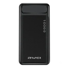 AWEI PowerBank P5K 10000mAh 2.1A fekete 2xUSB