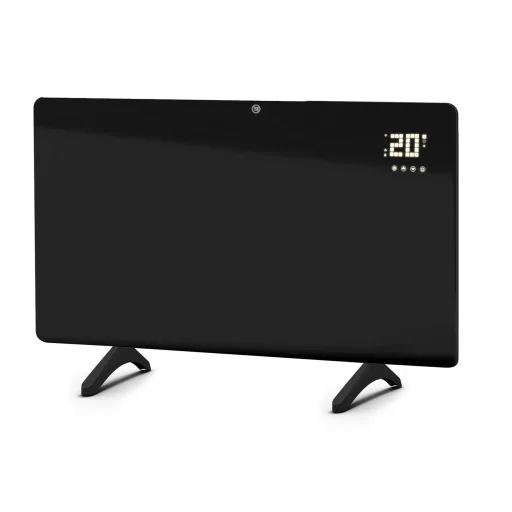 HOME FKIS600WIFI hordozható/fali infrasugárzó fűtőtest, 600 W, beltéri, hangtalan, digitális termosztát, ECO üzemmód, gyerekzár, IP44, túlmelegedés elleni védelem - 1