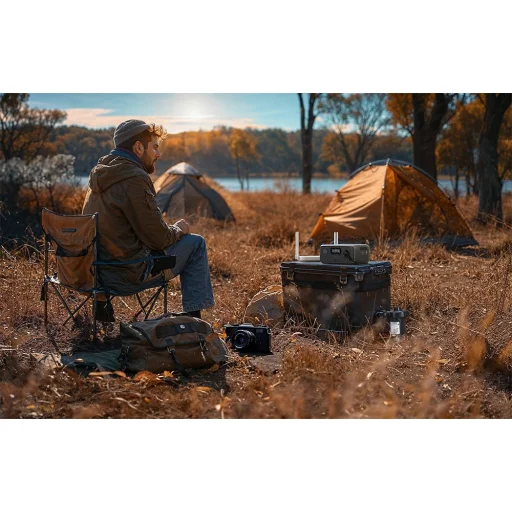 Bundle: Power Station EcoFlow RIVER 3 UPS + Solar Panel 45W USB-C - 13