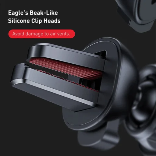 Autós tartó Mr Hui Gravity sorozat (SUYL-HU01) - Légkondicionáló rácsra - Fekete Baseus - 13