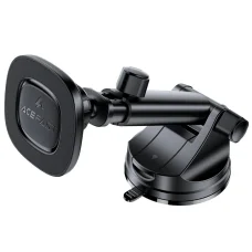 Autó tartó Acefast D47 Vezeték nélküli töltéssel - Műszerfalra, Mágneses Rögzítés, Rögzítő Klip, 15W, 4.7-6.9" Telefonokhoz - Fekete