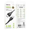 Borofone Cable BX121 Energy - USB - Micro USB kábel - 2,4A 1 méter fekete thumbnail