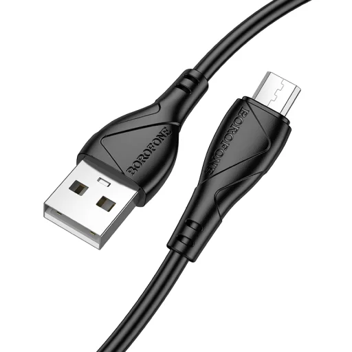 Borofone Cable BX121 Energy - USB - Micro USB kábel - 2,4A 1 méter fekete - 2