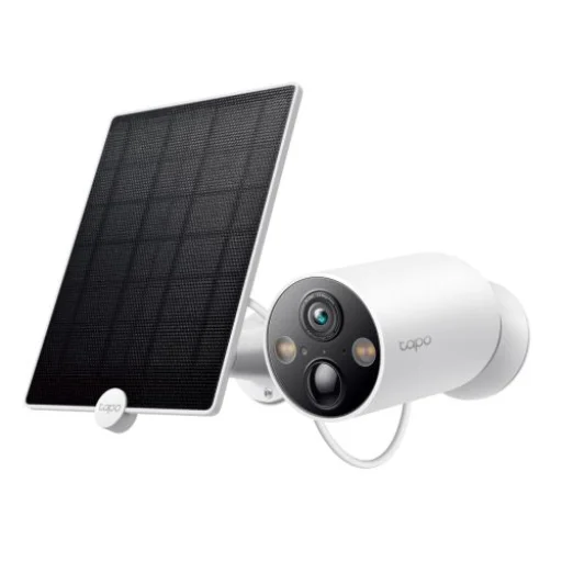 TP-Link Tapo C425 Vezeték nélküli Kültéri Biztonsági Kamera, 2K QHD 4MP, AI, Éjjellátó, IP66 + TP-Link Tapo A200 Napelem 4.5W, IP65, Fekete EU Fehér EU - 1