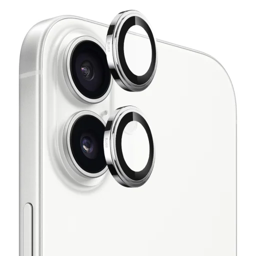 iPhone 17 Ezüst Blueo Sapphire Crystal Original Lencse Üveg üvegfólia - 1