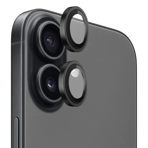 iPhone 17 Fekete Blueo - Original Metal Frame Lens Glass üvegfólia - 1