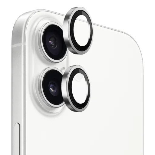 iPhone 17 Ezüst Blueo Original Metal Frame Lencse Üveg üvegfólia - 1