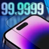 iPhone 16 Pro Max / iPhone 17 Pro Max Fekete Blueo Sapphire Privacy Képernyővédő Alkalmazási Segédeszközzel üvegfólia thumbnail