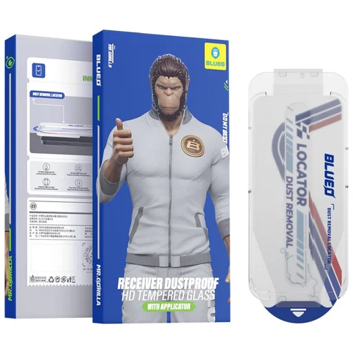 iPhone 17 Air Fekete Blueo Anti-Dust HD Glass Applikátor Pro-fal üvegfólia - 2