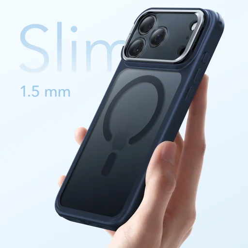 iPhone 17 Pro Frosted Blue ESR Classic Hybrid HaloLock Kickstand tok - 6