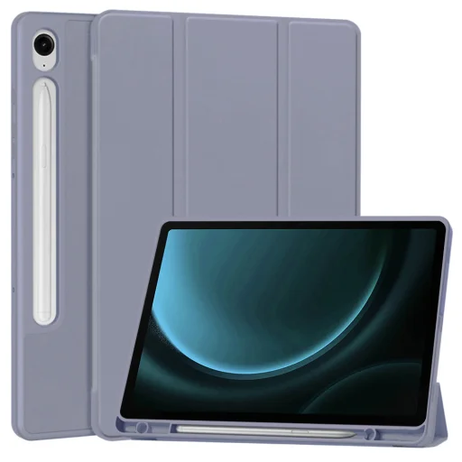 Samsung Galaxy Tab S9 FE Lila Techsuit Flex Trifold (Ceruzatartóval) tok - 1