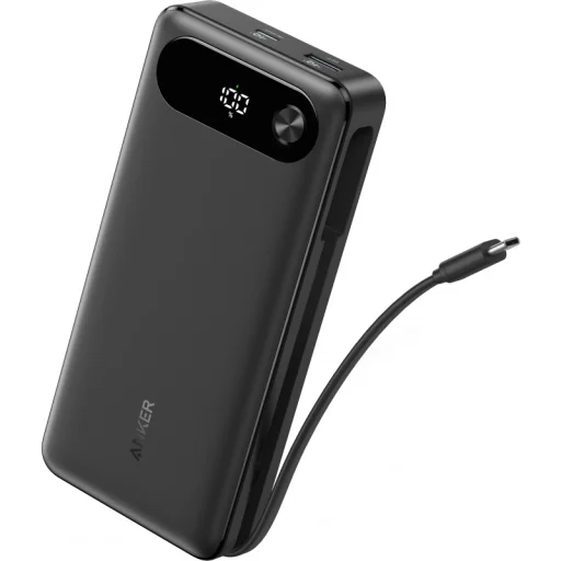 Anker PowerCore powerbank, 20000mAh, 87W, QC + PD, fekete - 1