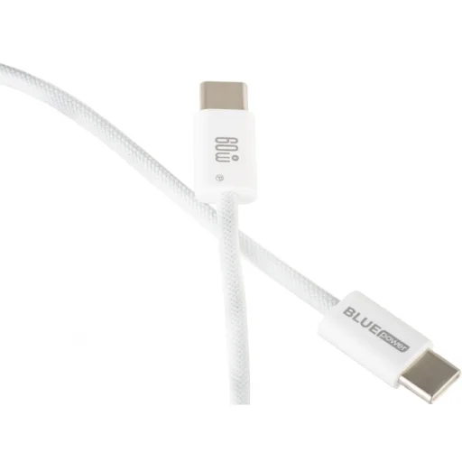 USB-C to USB-C Kábel Blue Power NB-Q273, 60W, 3A, 1m, Fehér - 2