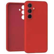 Samsung Galaxy A55 Mercury Silicone tok piros