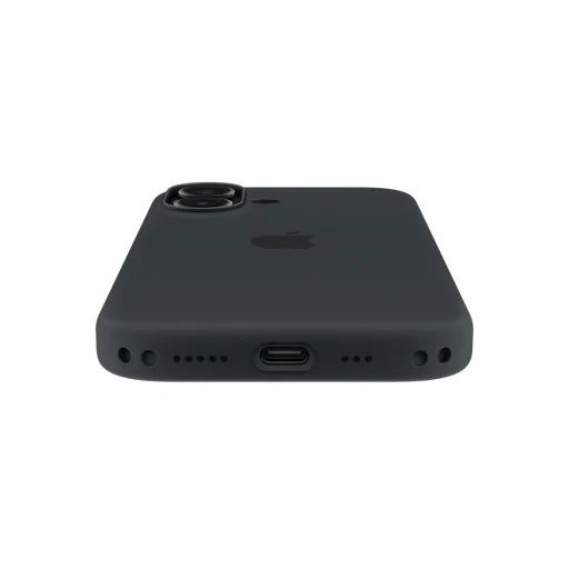 Apple iPhone 17 Szilikon Tok MagSafe-fel - Fekete - 5