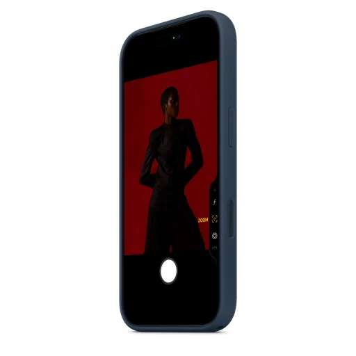 Apple iPhone 17 Pro szilikon tok MagSafe funkcióval – Éjfekete - 2