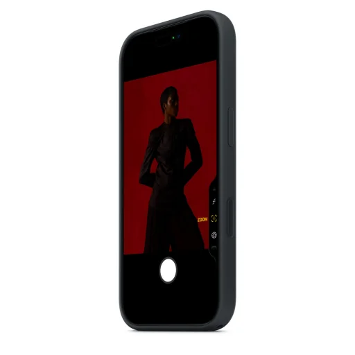 Apple iPhone 17 Pro Fekete Silicone Case MagSafe-fel - 2