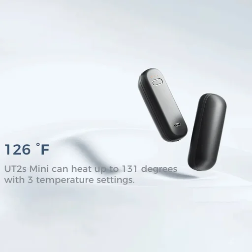  Ocoopa Kézmelegítő UT2s Mini (UT3055-OG) - Type-C, Mágneses kialakítás, Zsebméretű, 3 szint, 2x 2600mAh - Narancs - 5