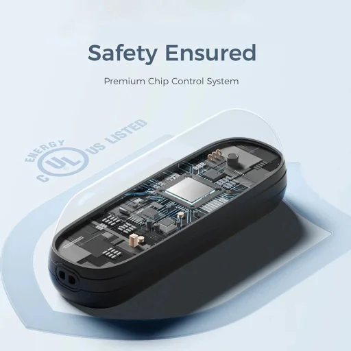  Ocoopa Kézmelegítő UT2s Mini (UT3055-OG) - Type-C, Mágneses kialakítás, Zsebméretű, 3 szint, 2x 2600mAh - Narancs - 6