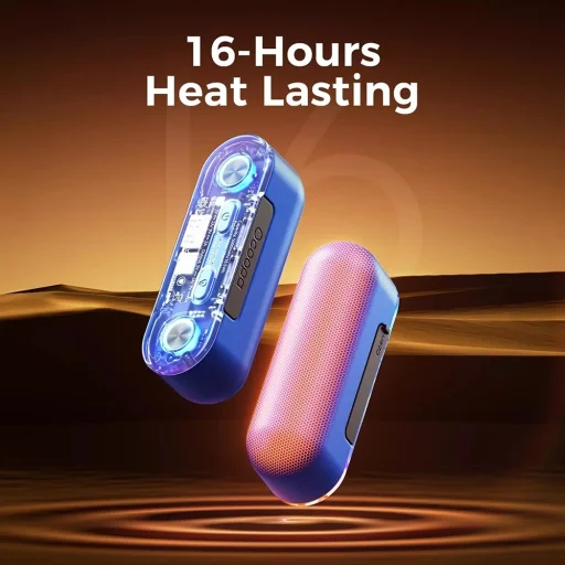  Ocoopa Kézmelegítő UT2s GamerPro (UT4103-RD) Power Bankkal, mágneses kialakítással, 7 LED világítással, Type-C csatlakozóval, 18W teljesítménnyel, 2x5000mAh kapacitással - Piros - 5