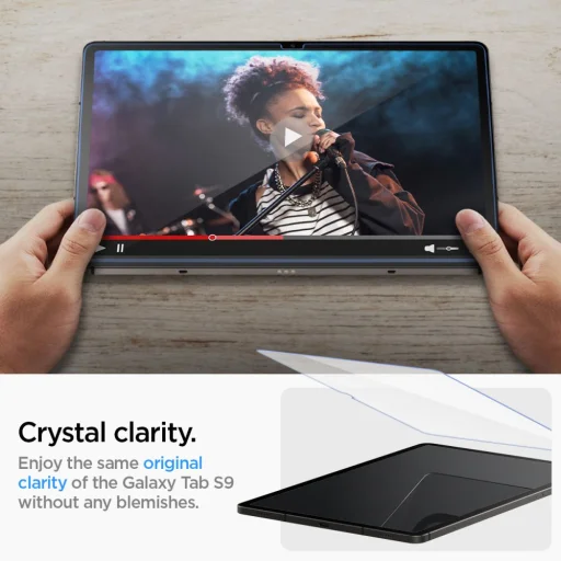 Szkło Hartowane Spigen Glas.tr ”ez Fit” Galaxy Tab S10 Lite / S10 Fe / S9 Fe / S9 11.0 X400 / X406b / X510 / X516b / X520 / X526 / X710 / X716b Clear - 10