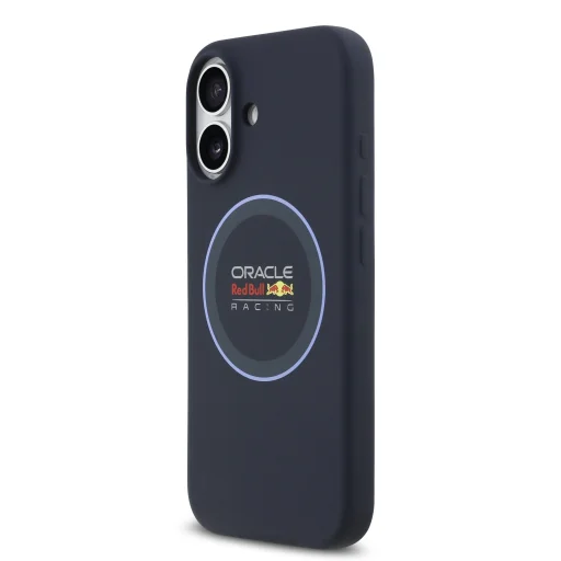  iPhone 17 Sötétkék Red Bull Silicone Blue Ring MagSafe tok - 2