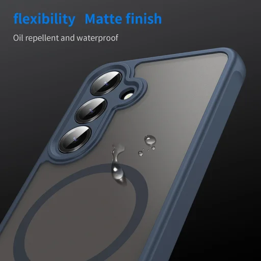 Samsung Galaxy S25 FE Techsuit - HaloFrost II MagSafe - Navy Blue tok - 3