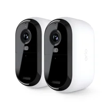 Arlo Essential (Gen.2) 2K Outdoor Security Camera - 2 Camera Kit - White
