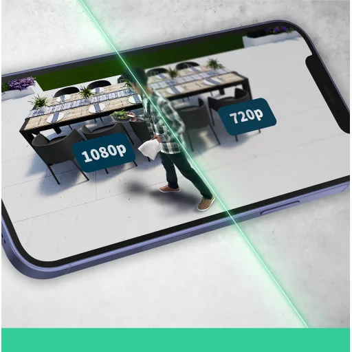 Arlo Essential (Gen.2) XL FHD Outdoor Security Camera - 2 Camera Kit - White - 3