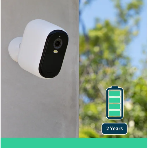 Arlo Essential (Gen.2) XL FHD Outdoor Security Camera - 2 Camera Kit - White - 5
