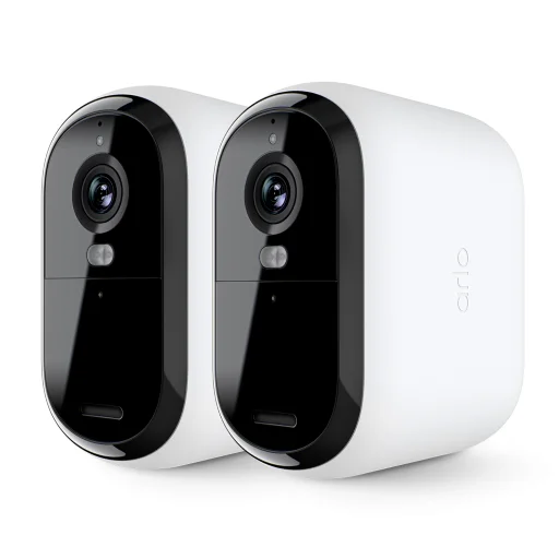 Arlo Essential (Gen.2) XL FHD Outdoor Security Camera - 2 Camera Kit - White - 1