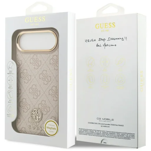  iPhone 17 Air - Pink Guess - Hardcase 4G (GUHMP17MP4GRMDEP) tok - 7
