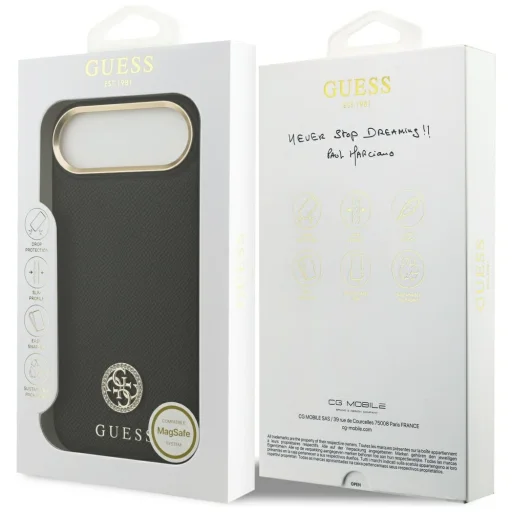  Apple iPhone 17 Air Fekete Guess - Hardcase 4G (GUHMP17MPGCRMDEK) tok - 7