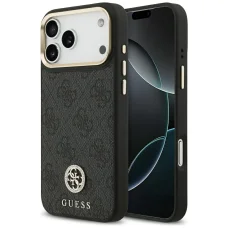 Apple iPhone 17 Pro Max Guess - Hardcase 4G (GUHMP17XP4GRMDEK) - Fekete tok