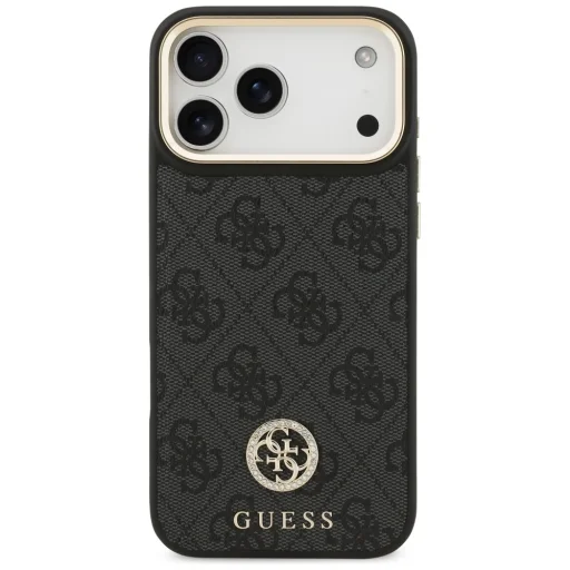  Apple iPhone 17 Pro Max Guess - Hardcase 4G (GUHMP17XP4GRMDEK) - Fekete tok - 5