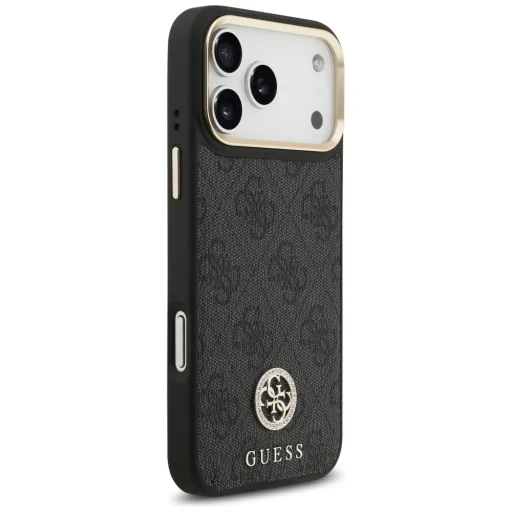  Apple iPhone 17 Pro Max Guess - Hardcase 4G (GUHMP17XP4GRMDEK) - Fekete tok - 4