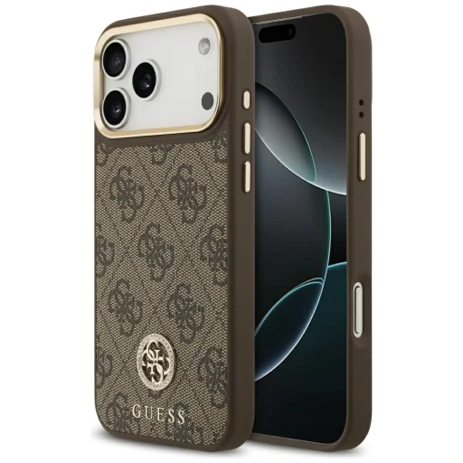  iPhone 17 Pro Max Guess - Hardcase 4G (GUHMP17XP4GRMDEW) - Barna tok - 1