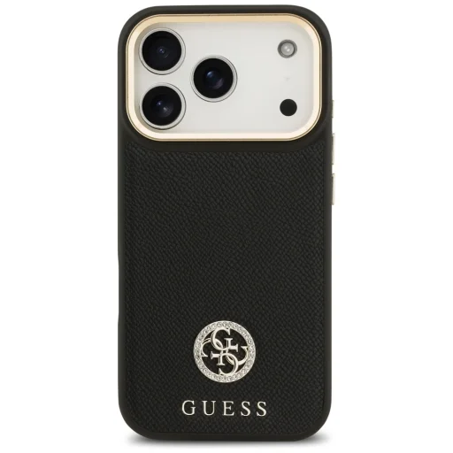  iPhone 17 Pro Guess - Hardcase 4G (GUHMP17LPGCRMDEK) - Fekete tok - 2