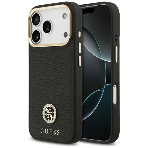  iPhone 17 Pro Guess - Hardcase 4G (GUHMP17LPGCRMDEK) - Fekete tok - 1