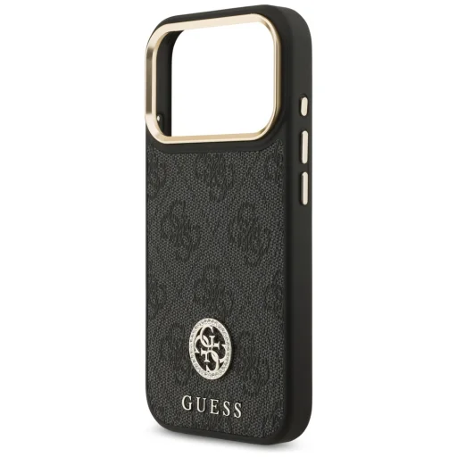  iPhone 17 Pro Guess - Hardcase 4G (GUHMP17LP4GRMDEK) - Fekete tok - 3