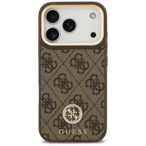  iPhone 17 Pro Barna Guess Hardcase 4G (GUHMP17LP4GRMDEW) tok - 2
