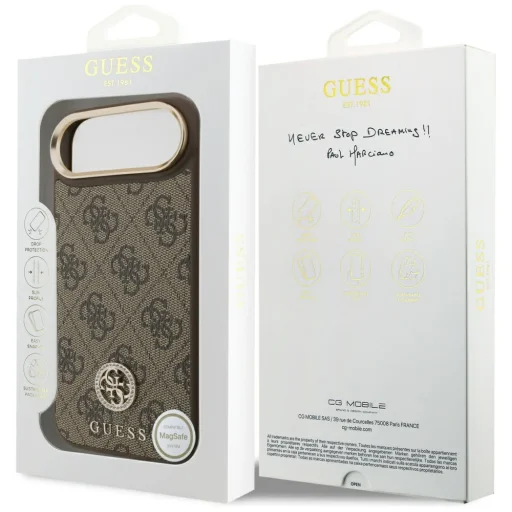  Apple iPhone 17 Air Guess - Hardcase 4G - Barna tok - 13