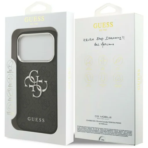  iPhone 17 Pro Max - Guess Hardcase 4G - Fekete tok - 7