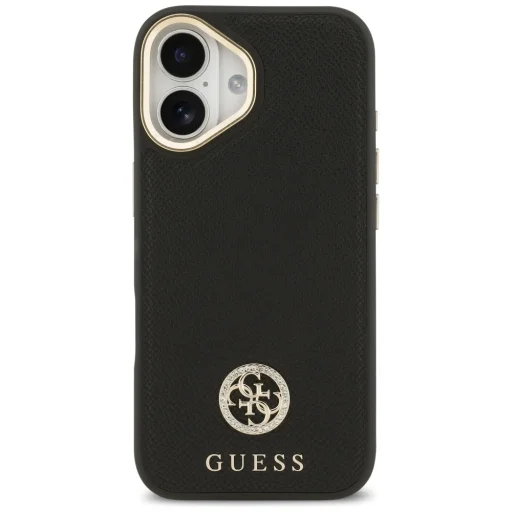  iPhone 17 Fekete Guess Hardcase 4G (GUHMP17SPGCRMDEK) tok - 2